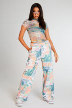 Load image into Gallery viewer, Vintage Hawaiian Print Cap Sleeve Bodysuit