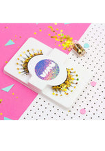 Load image into Gallery viewer, VIAV Gold Holographic Glitter Eyelashes
